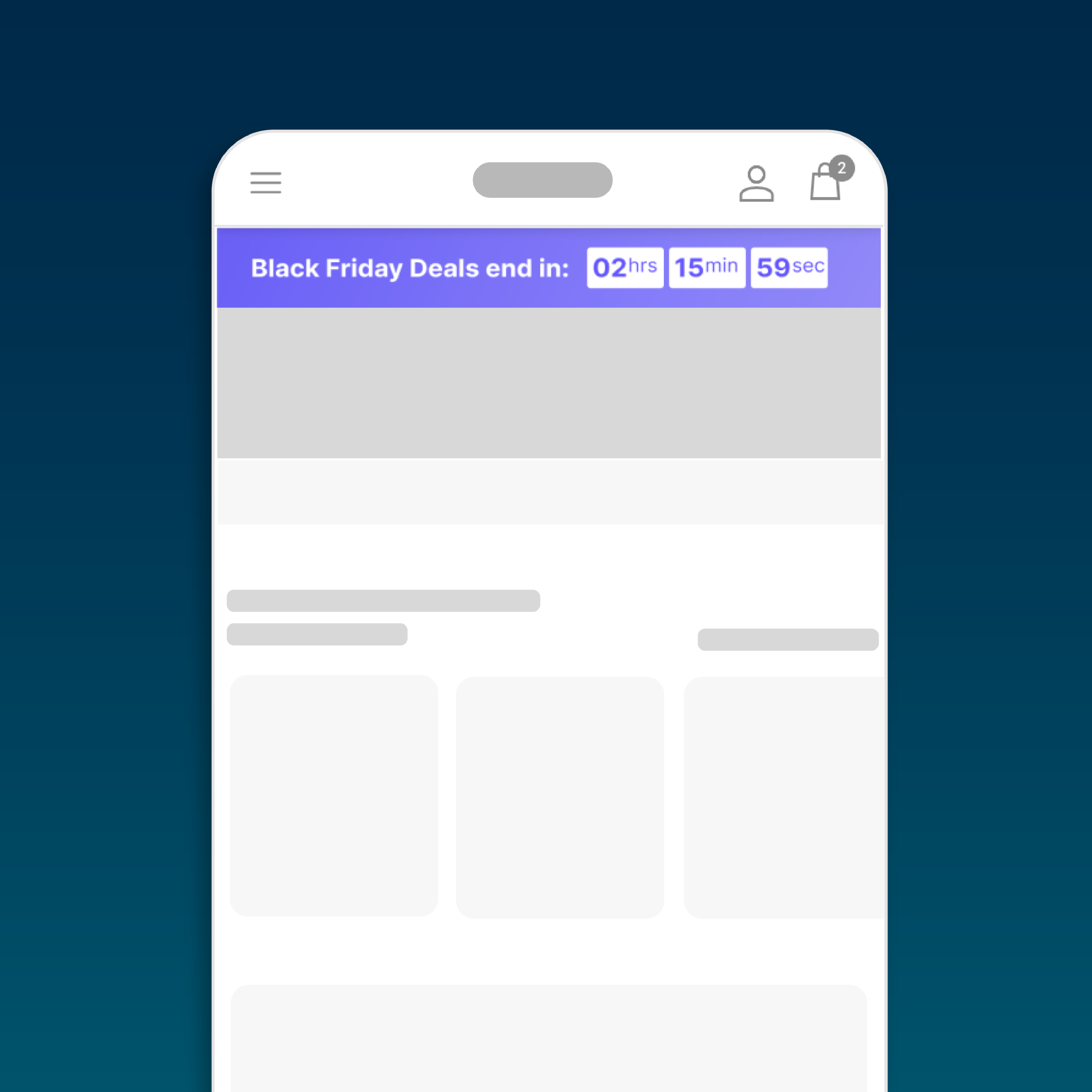 Header Aktionen Countdown