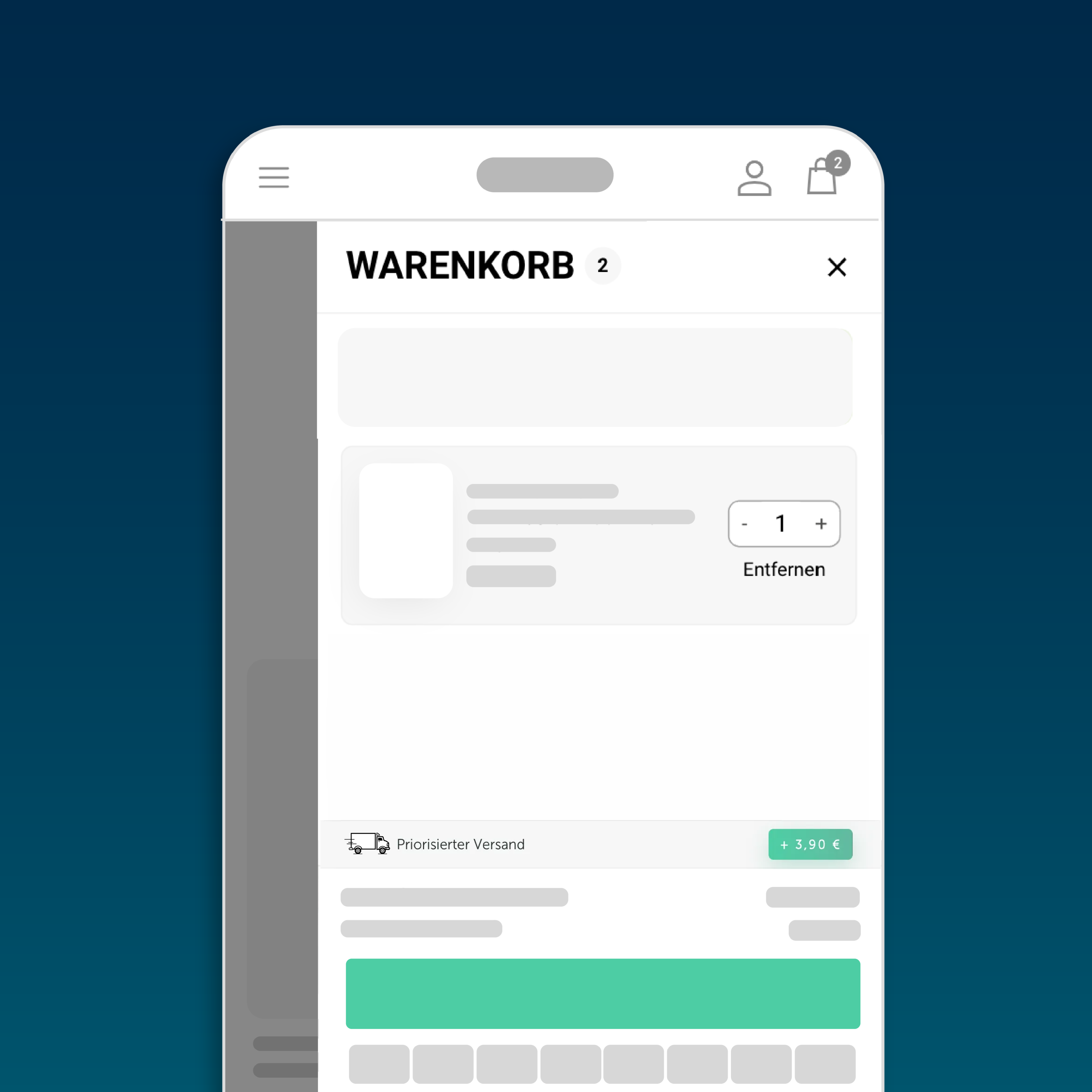 Priorisierter Versand