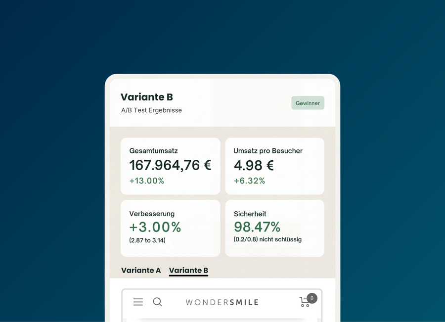 Testing, Auswertung & Implementierung
